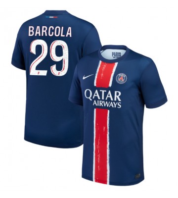 Paris Saint-Germain Bradley Barcola #29 Primera Equipación 2024-25 Manga Corta